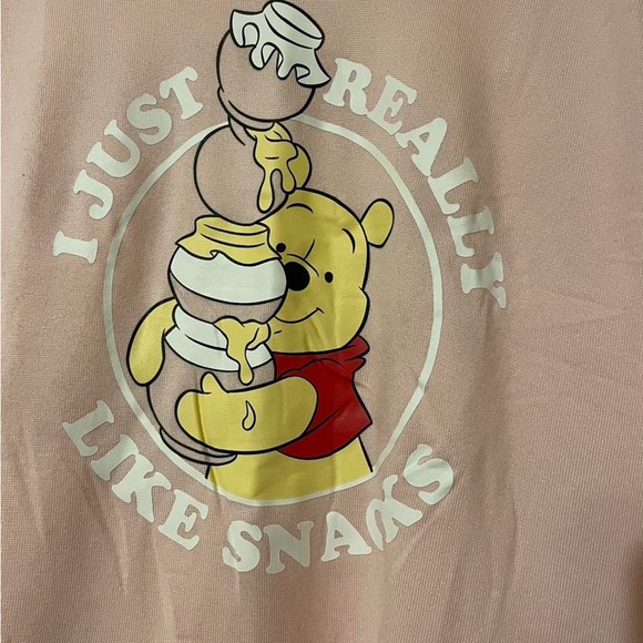 Disney Winnie the Pooh Pajama Set - Peach and White New without tags - Picture 2 of 5